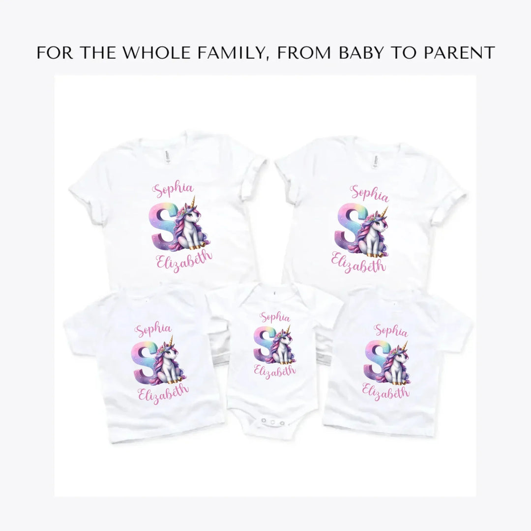 Unicorn-Pastel-Initial-custom-t-shirts-adult-youth-toddler-baby-sizes-artfulane