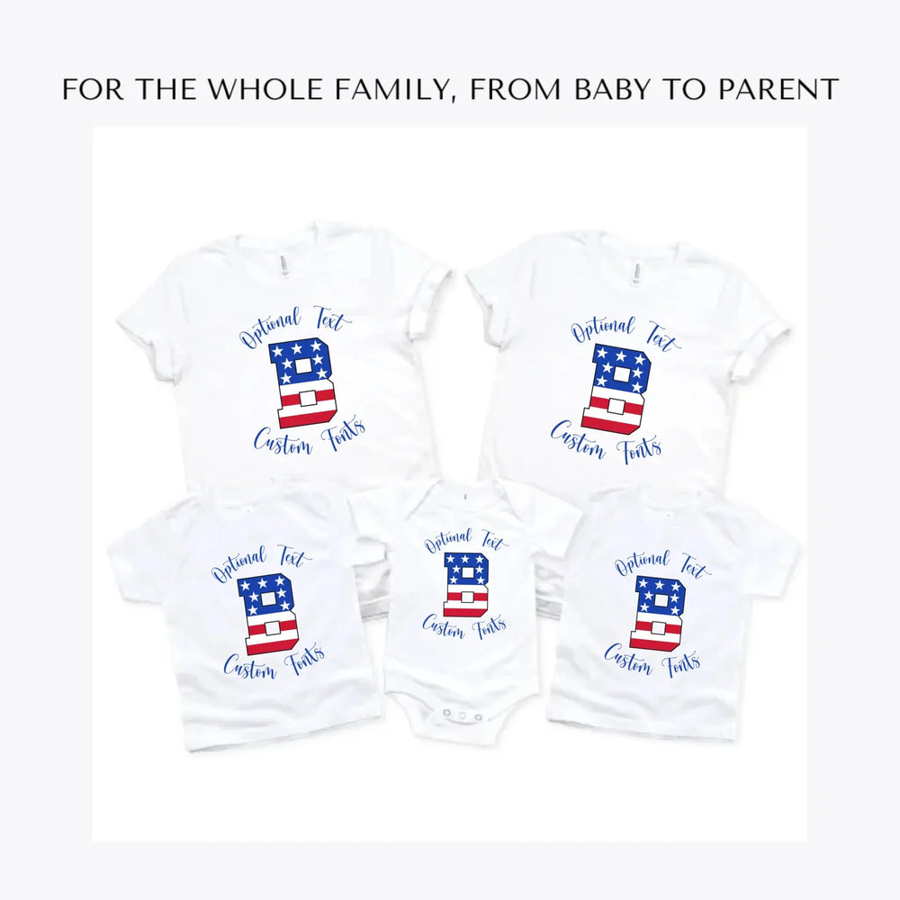 USA-Varsity-Letter-Initial-custom-t-shirts-adult-youth-toddler-baby-sizes-artfulane