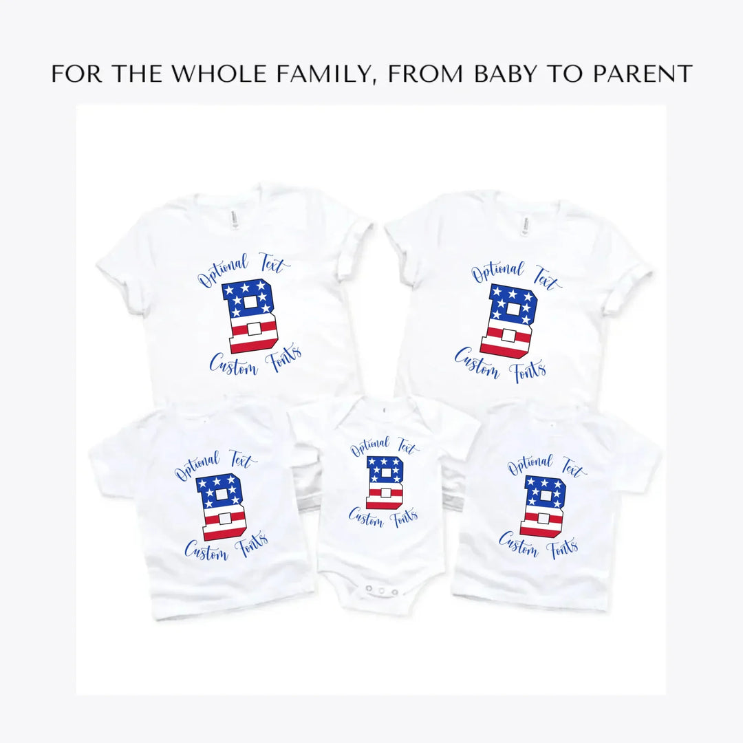 USA-Varsity-Letter-Initial-custom-t-shirts-adult-youth-toddler-baby-sizes-artfulane