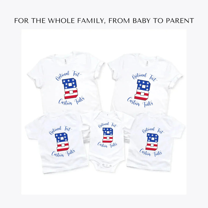 USA-Varsity-Letter-Initial-custom-t-shirts-adult-youth-toddler-baby-sizes-artfulane