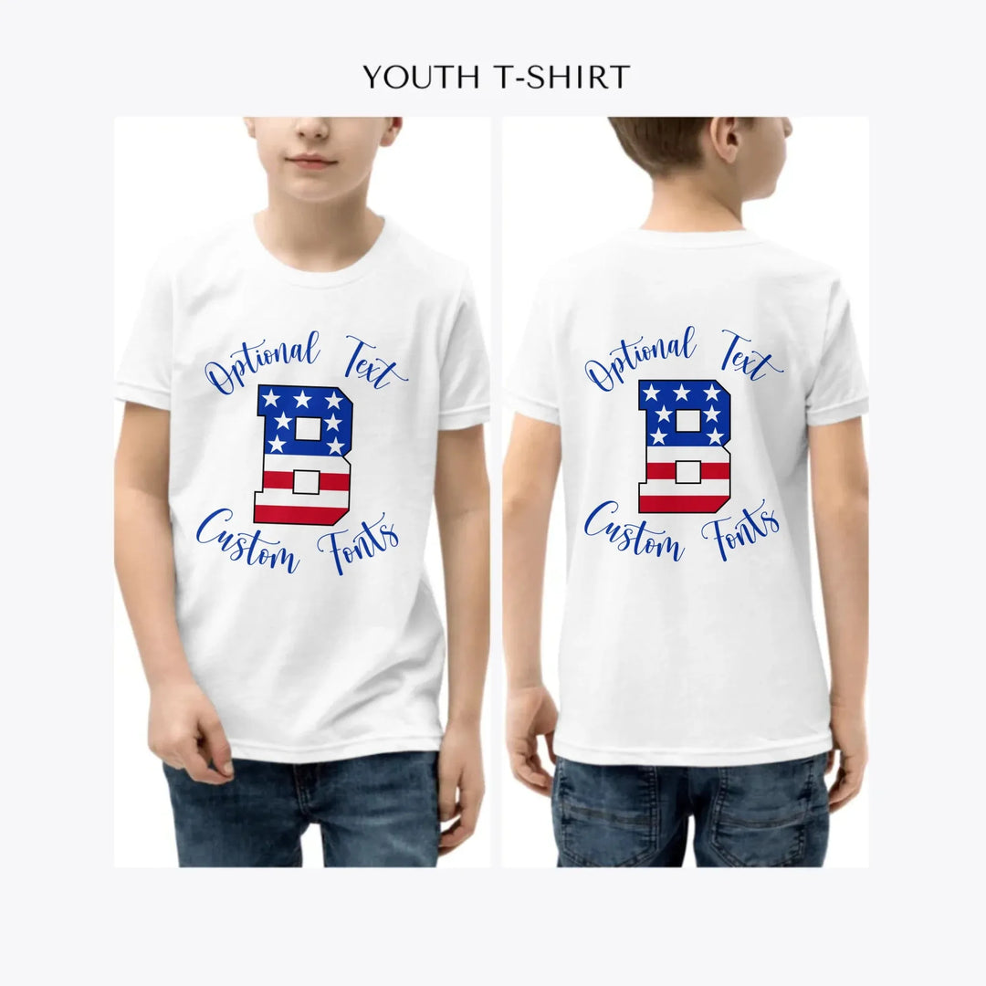 USA-Varsity-Letter-Initial-custom-youth-boy-t-shirt-artfulane
