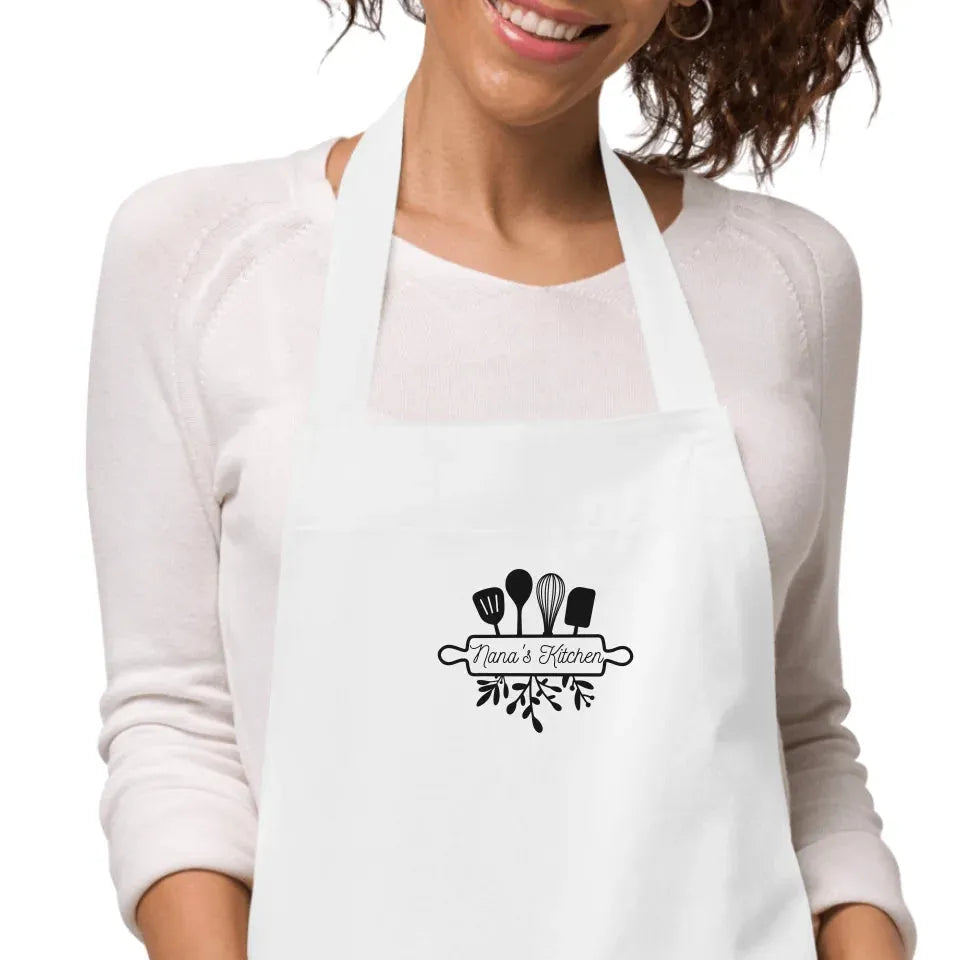 Custom Utensils Monogram Kitchen Linens - ART-KLN474