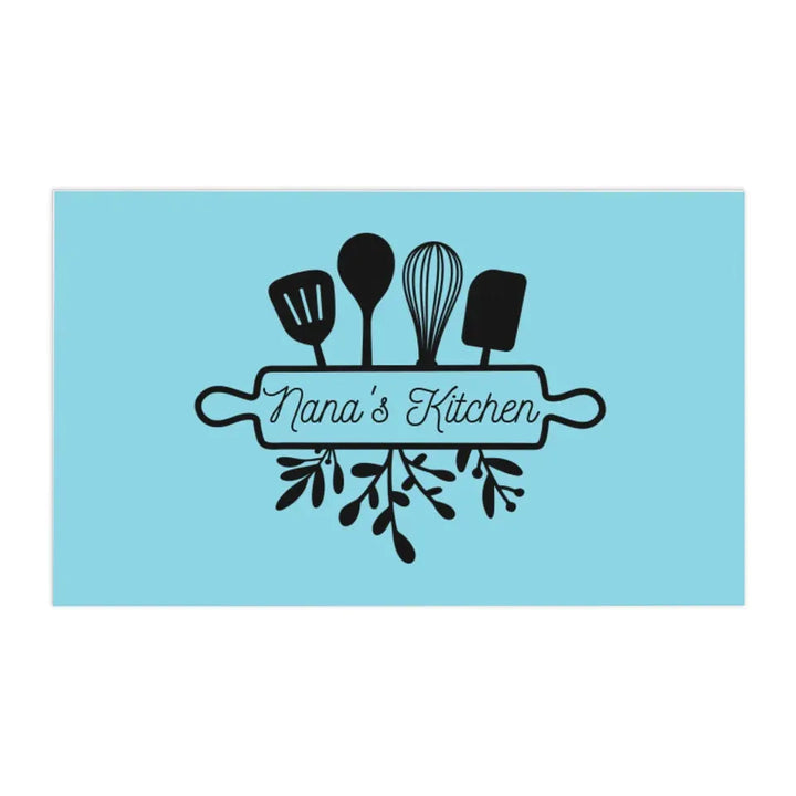Custom Utensils Monogram Kitchen Linens - ART-KLN474