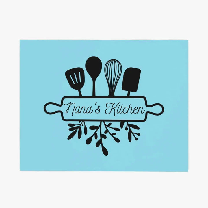 Custom Utensils Monogram Kitchen Linens - ART-KLN474