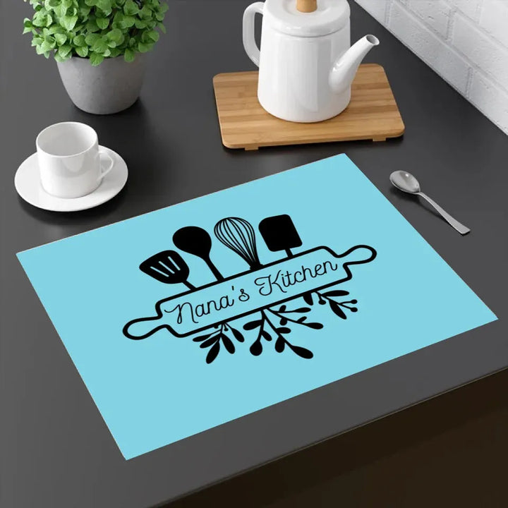 Custom Utensils Monogram Kitchen Linens - ART-KLN474