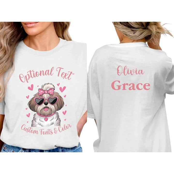 Custom Valentine Dogs T-Shirt - ARTFULANE