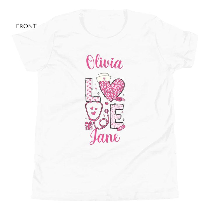 Custom Valentine Nurse T-Shirt - ARTFULANE