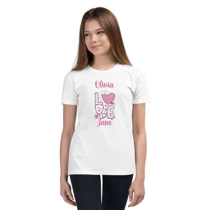 Custom Valentine Nurse T-Shirt - ARTFULANE