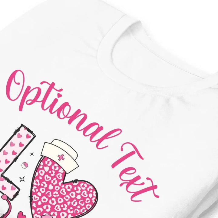 Custom Valentine Nurse T-Shirt - ARTFULANE