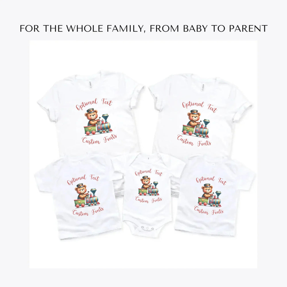 Vintage-Teddy-Bear-Driving-a-Train-custom-t-shirts-adult-youth-toddler-baby-sizes-artfulane