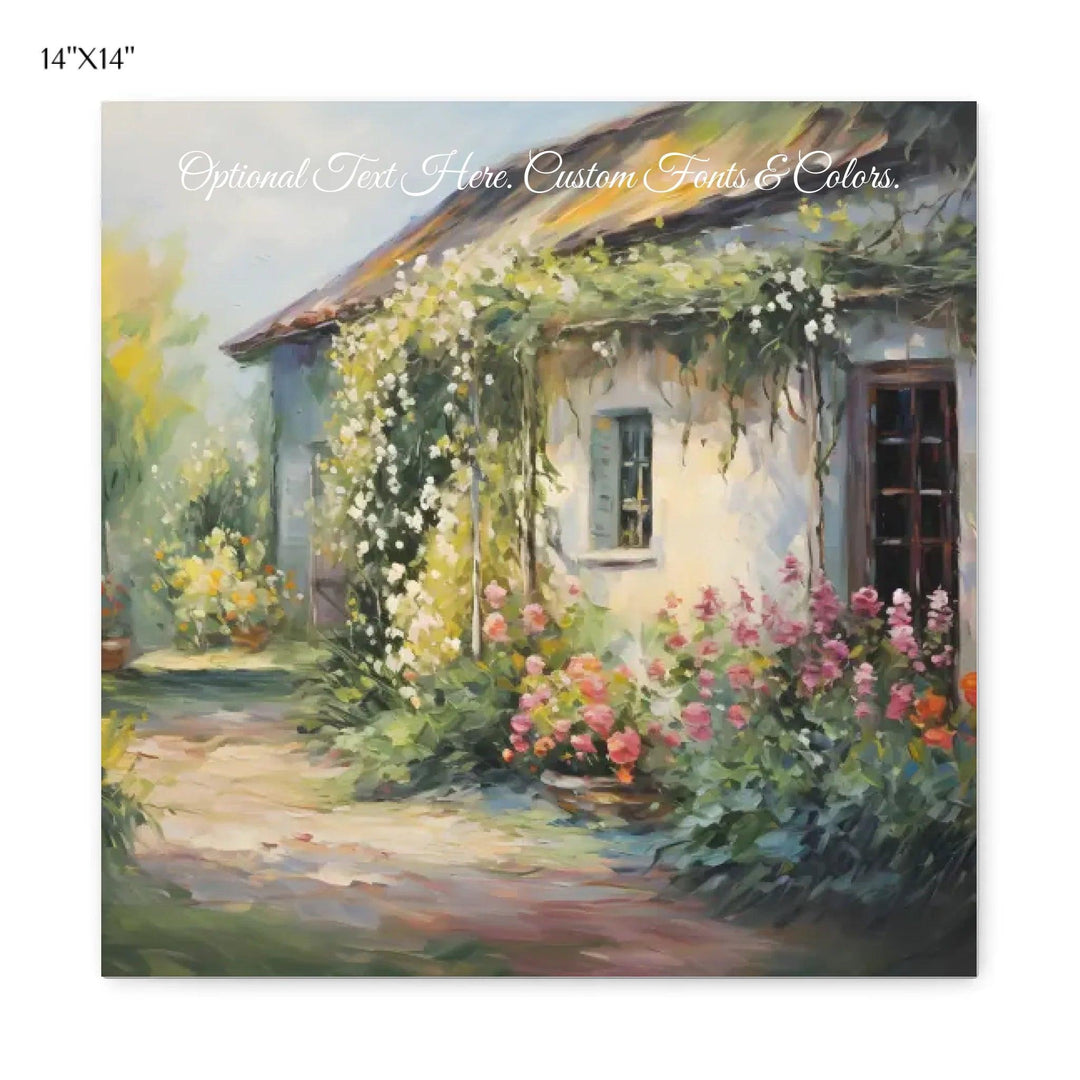 Custom Wall Art - Charming Cottage - ARTFULANE