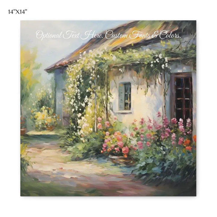 Custom Wall Art - Charming Cottage - ARTFULANE