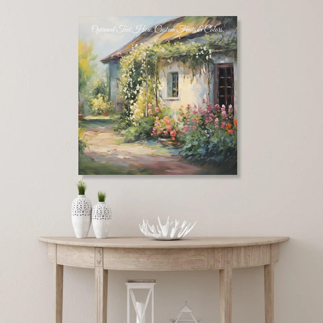 Custom Wall Art - Charming Cottage - ARTFULANE