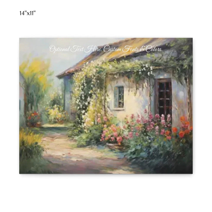 Custom Wall Art - Charming Cottage - ARTFULANE