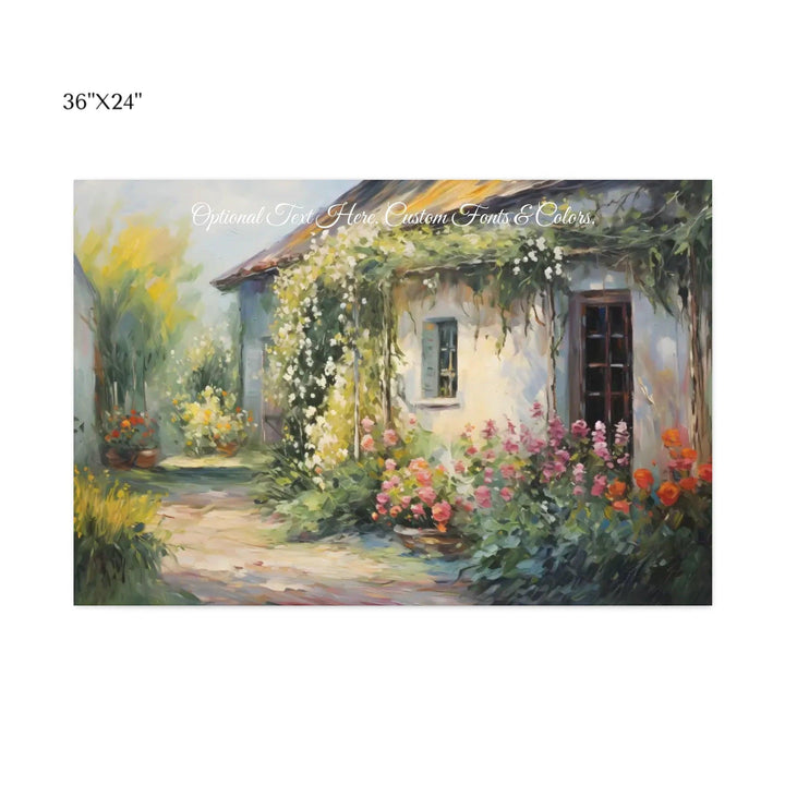 Custom Wall Art - Charming Cottage - ARTFULANE