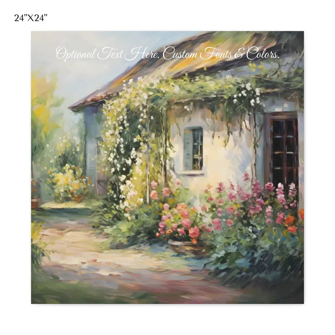Custom Wall Art - Charming Cottage - ARTFULANE