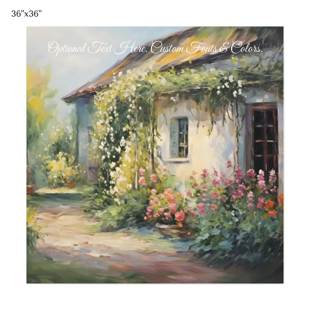 Custom Wall Art - Charming Cottage - ARTFULANE