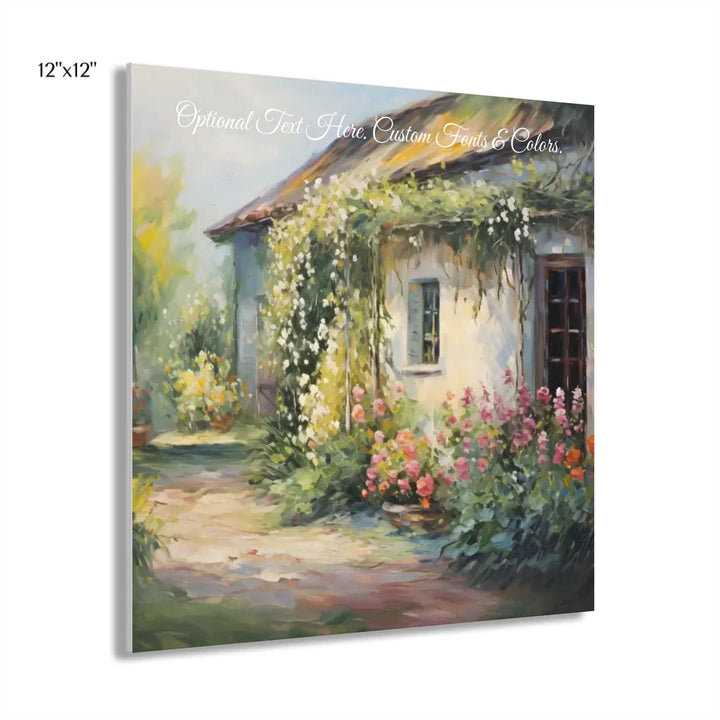 Custom Wall Art - Charming Cottage - ARTFULANE