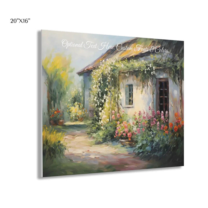Custom Wall Art - Charming Cottage - ARTFULANE