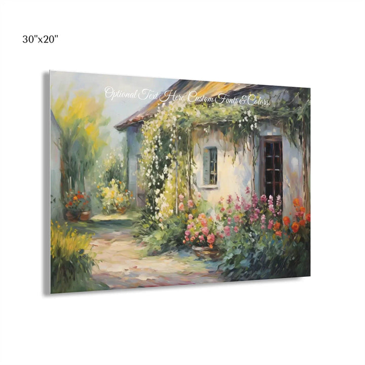 Custom Wall Art - Charming Cottage - ARTFULANE
