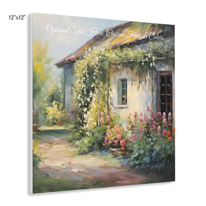 Custom Wall Art - Charming Cottage - ARTFULANE
