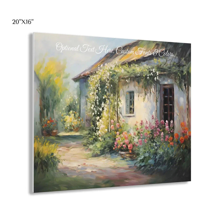 Custom Wall Art - Charming Cottage - ARTFULANE