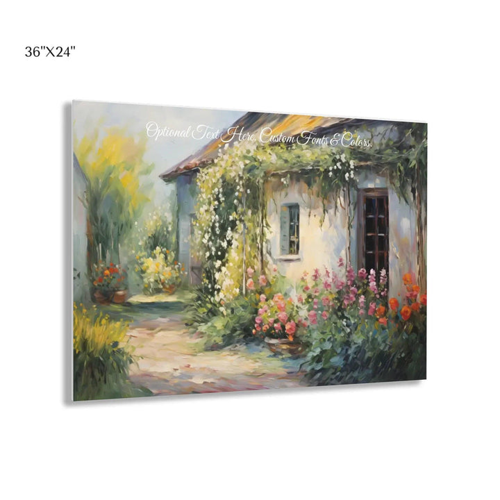 Custom Wall Art - Charming Cottage - ARTFULANE