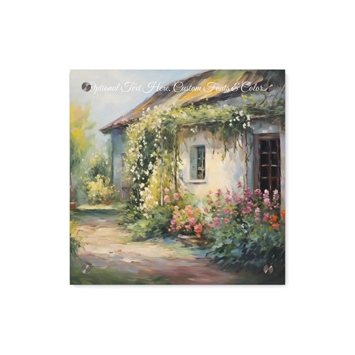 Custom Wall Art - Charming Cottage - ARTFULANE