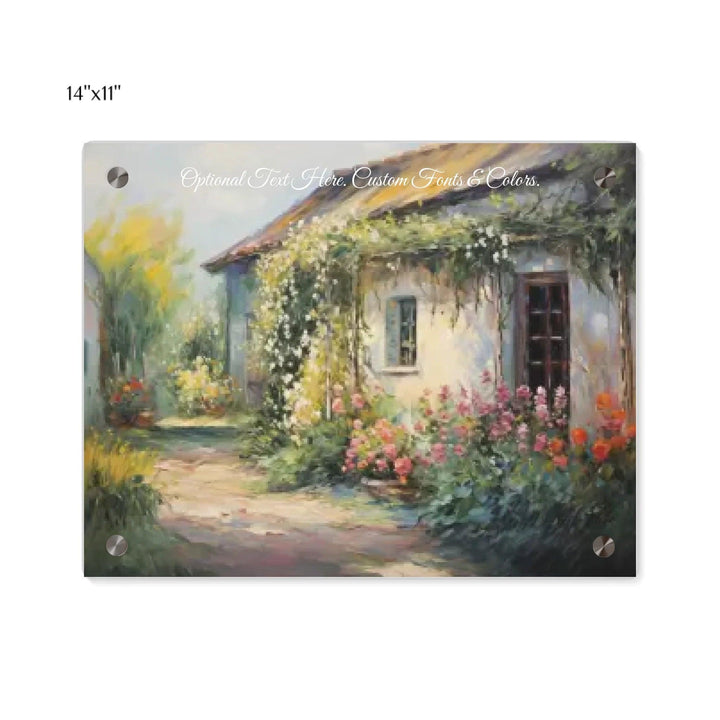 Custom Wall Art - Charming Cottage - ARTFULANE