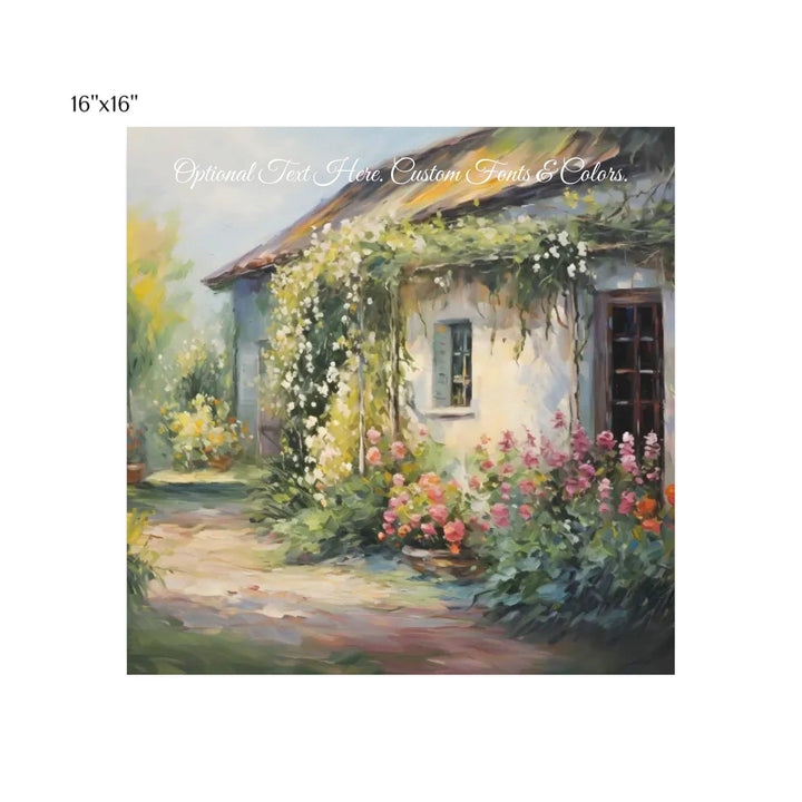 Custom Wall Art - Charming Cottage - ARTFULANE