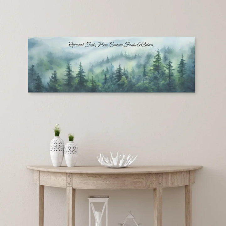 Custom Wall Art - Misty Forest - ARTFULANE