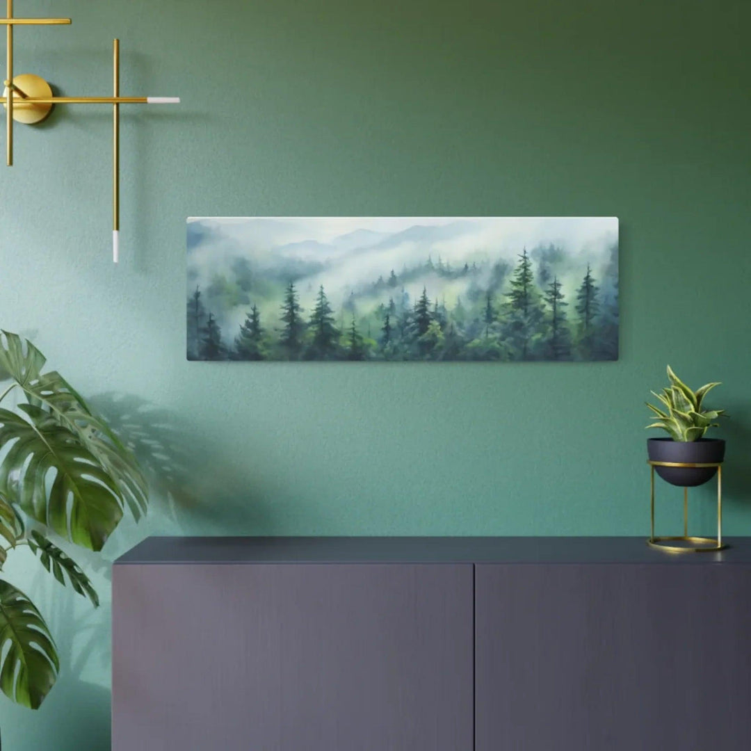 Custom Wall Art - Misty Forest - ARTFULANE