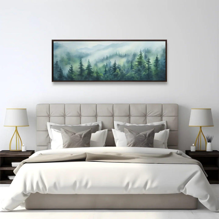 Custom Wall Art - Misty Forest - ARTFULANE