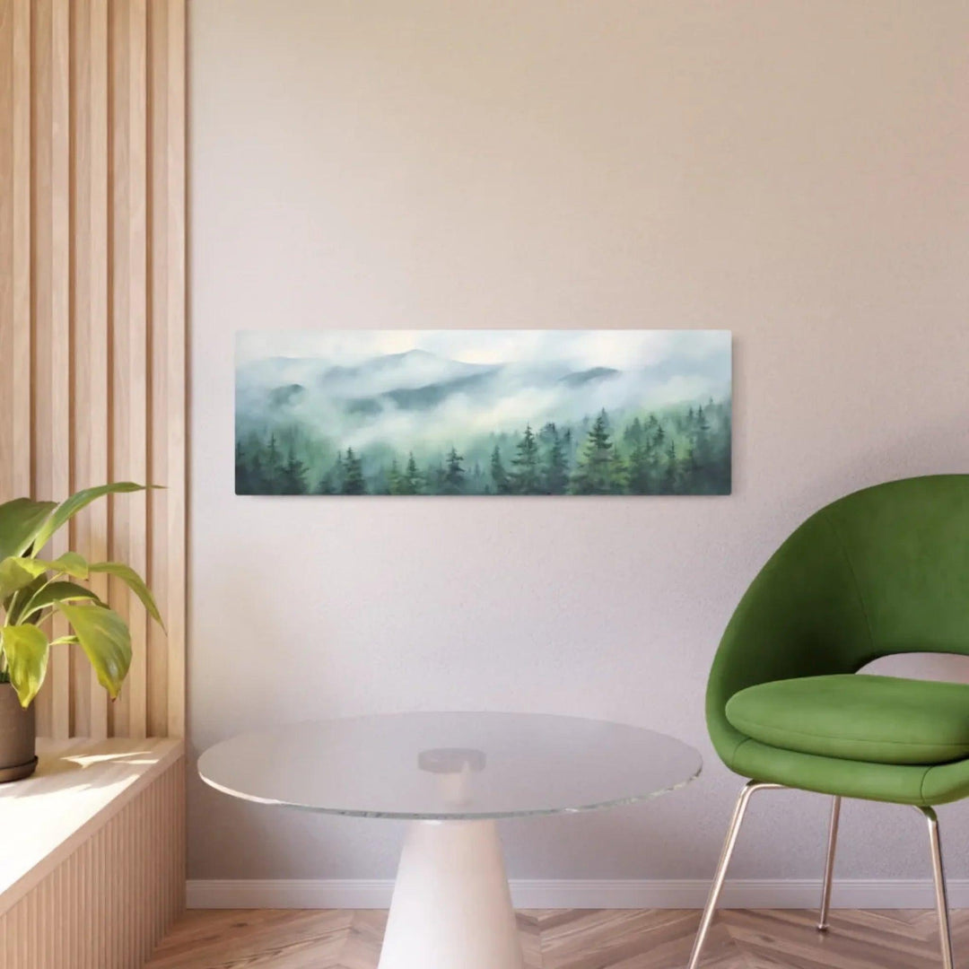 Custom Wall Art - Misty Mountains - ARTFULANE