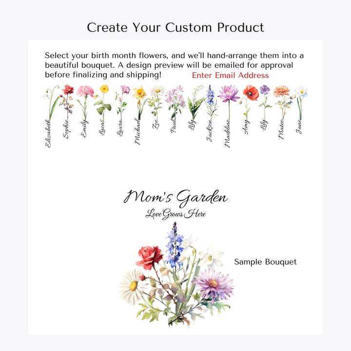 Create-Your-Custom-Watercolor-Birth-Month-Flower-Bouquet-pillow-artfulane