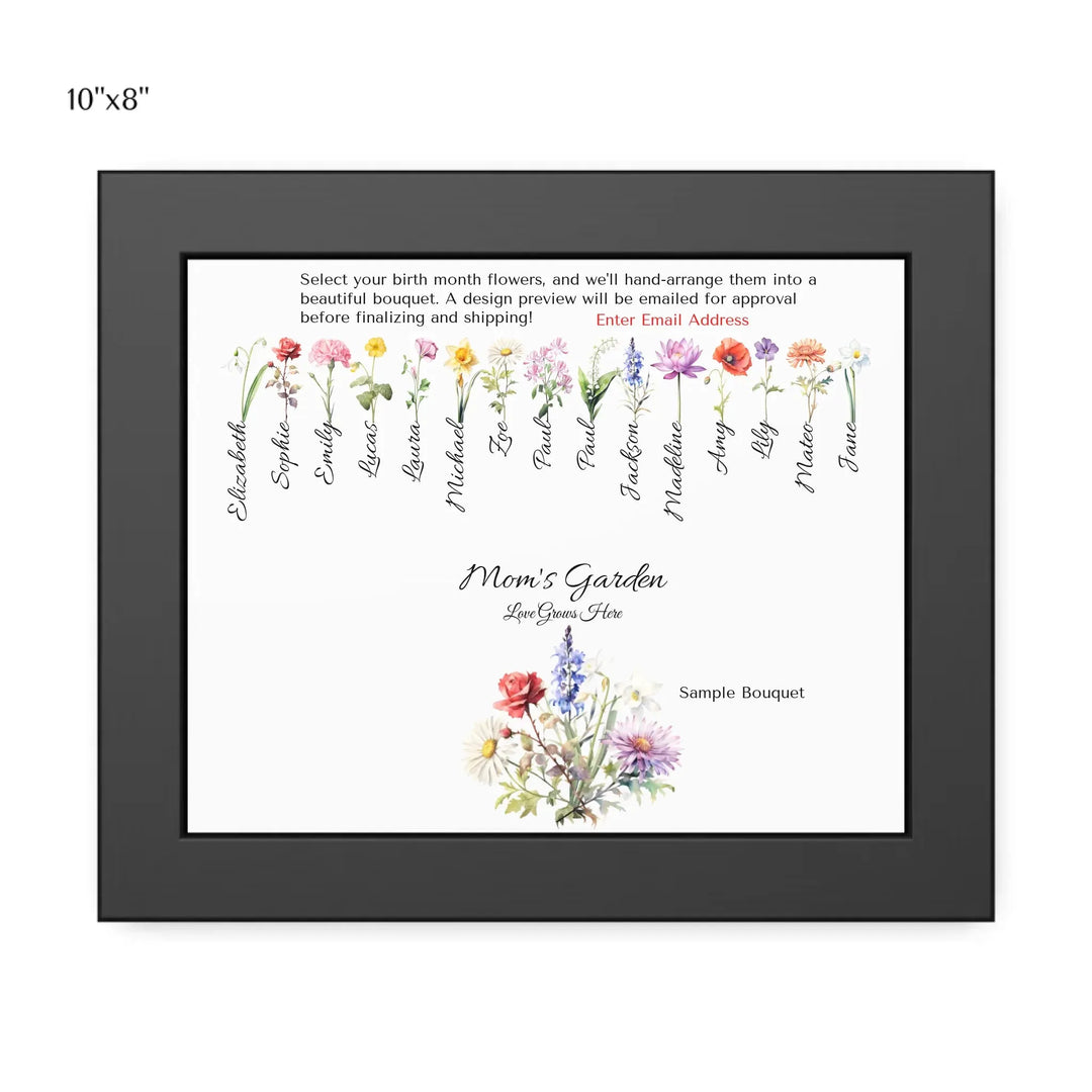 10x8 framed poster