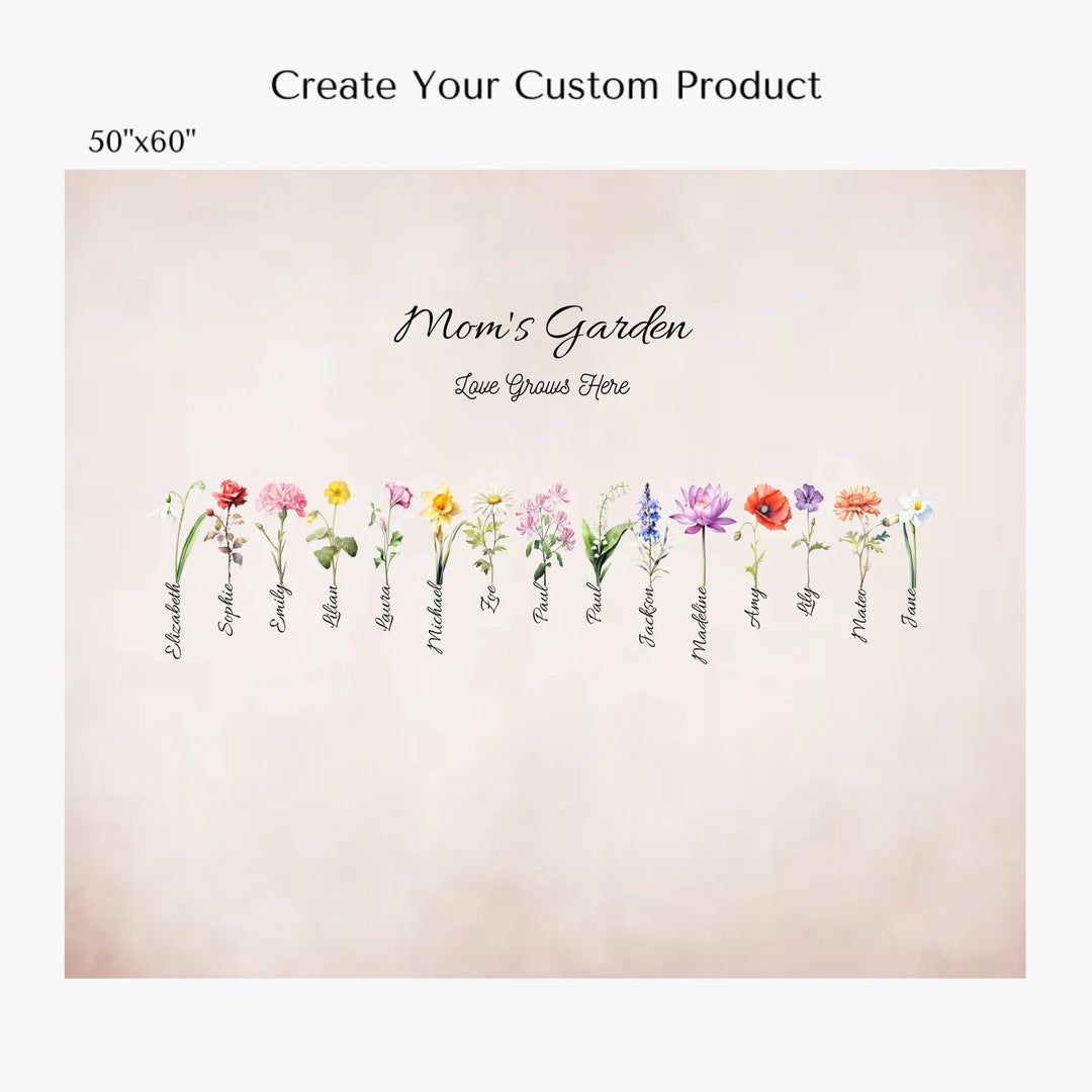 Create-Your-Custom-Watercolor-Birth-Month-Flower-Sherpa-Blanket-artfulane