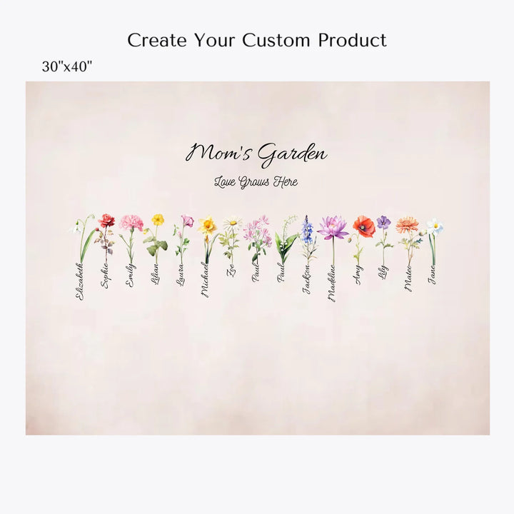 Create-Your-Custom-Watercolor-Birth-Month-Flower-Sherpa-Blanket-artfulane