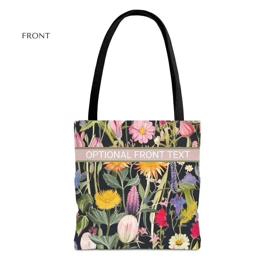 Custom Watercolor Boho Floral Bags - ARTFULANE