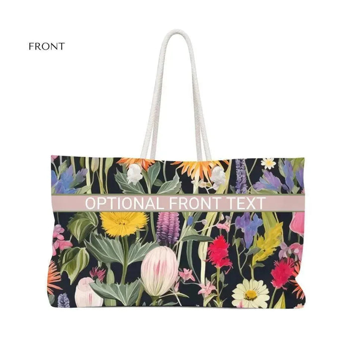 Custom Watercolor Boho Floral Bags - ARTFULANE