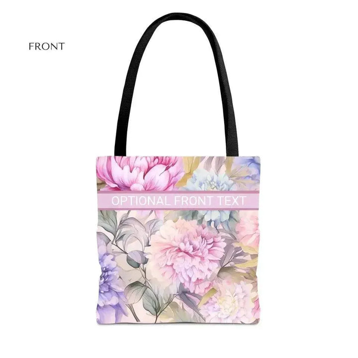 Custom Watercolor Floral Bags - ARTFULANE