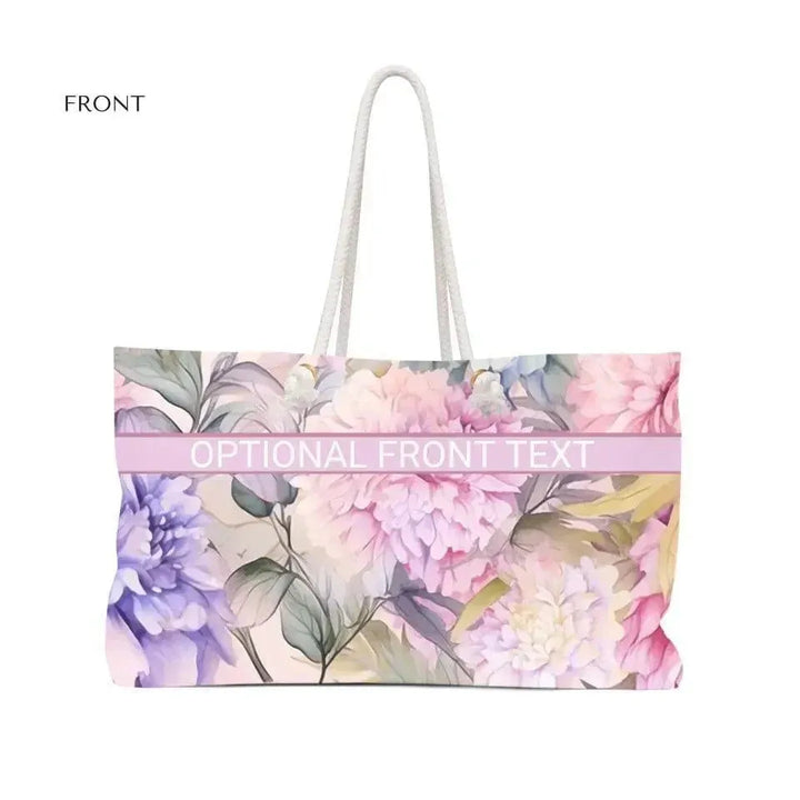 Custom Watercolor Floral Bags - ARTFULANE