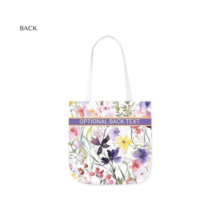 Custom Watercolor Loose Wildflowers Everyday Bags - ARTFULANE