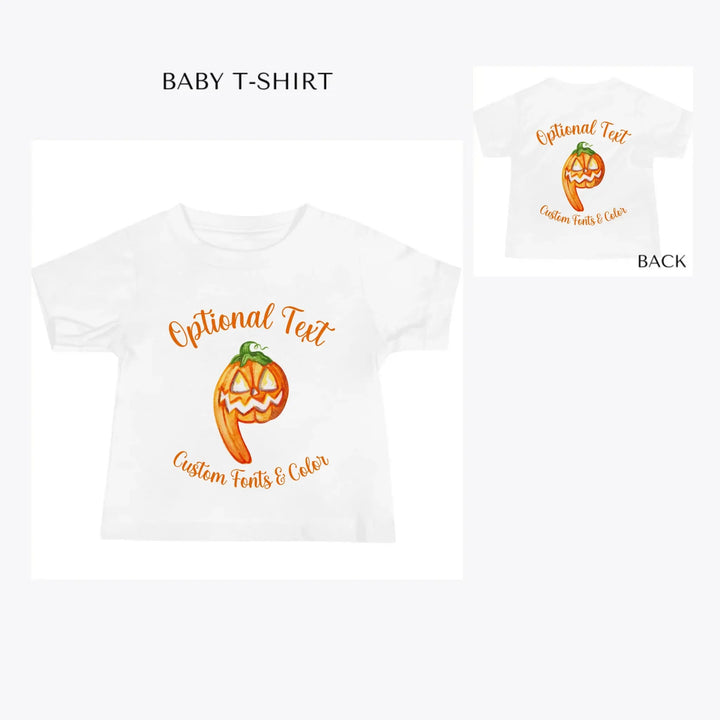 Watercolor-Monster-Letter-Initial-custom-baby-t-shirt-artfulane