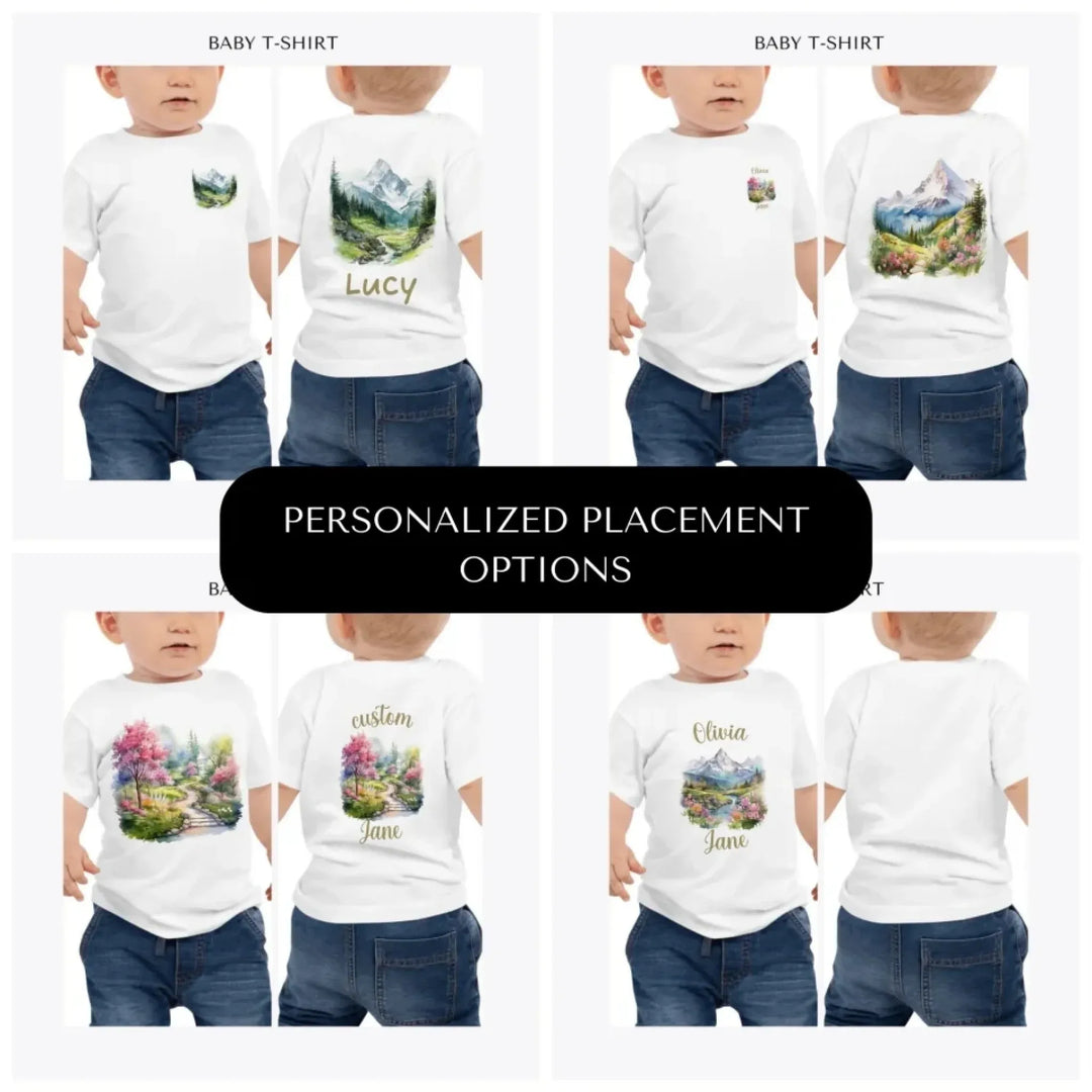 Watercolor-Nature-Spring-custom-baby-t-shirt-design-placement-front-back-pocket-artfulane