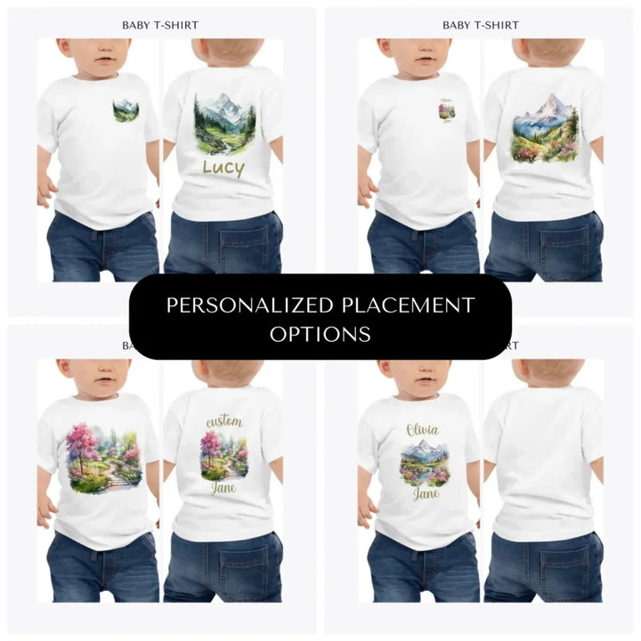 Watercolor-Nature-Spring-custom-baby-t-shirt-design-placement-front-back-pocket-artfulane