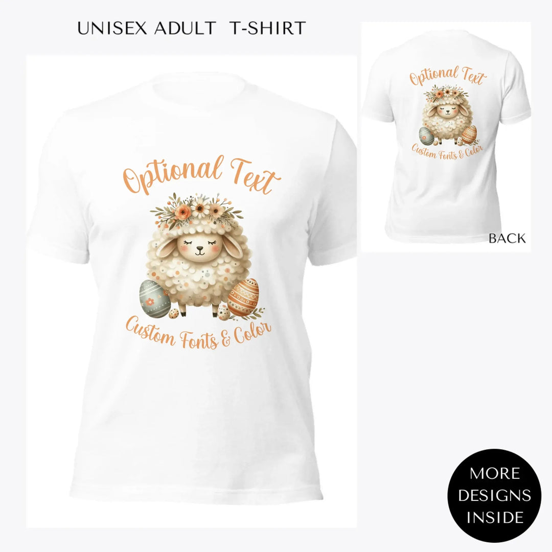 Watercolor-Rustic-Easter-custom-women-unisex-adult-t-shirt-artfulane