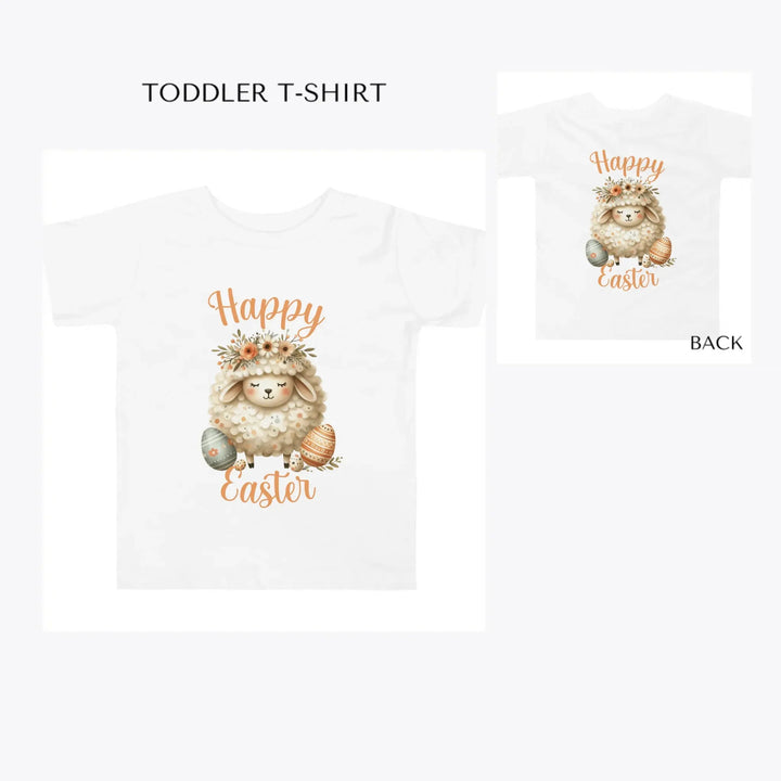 Watercolor-Rustic-Easter-toddler-custom-t-shirt-artfulane