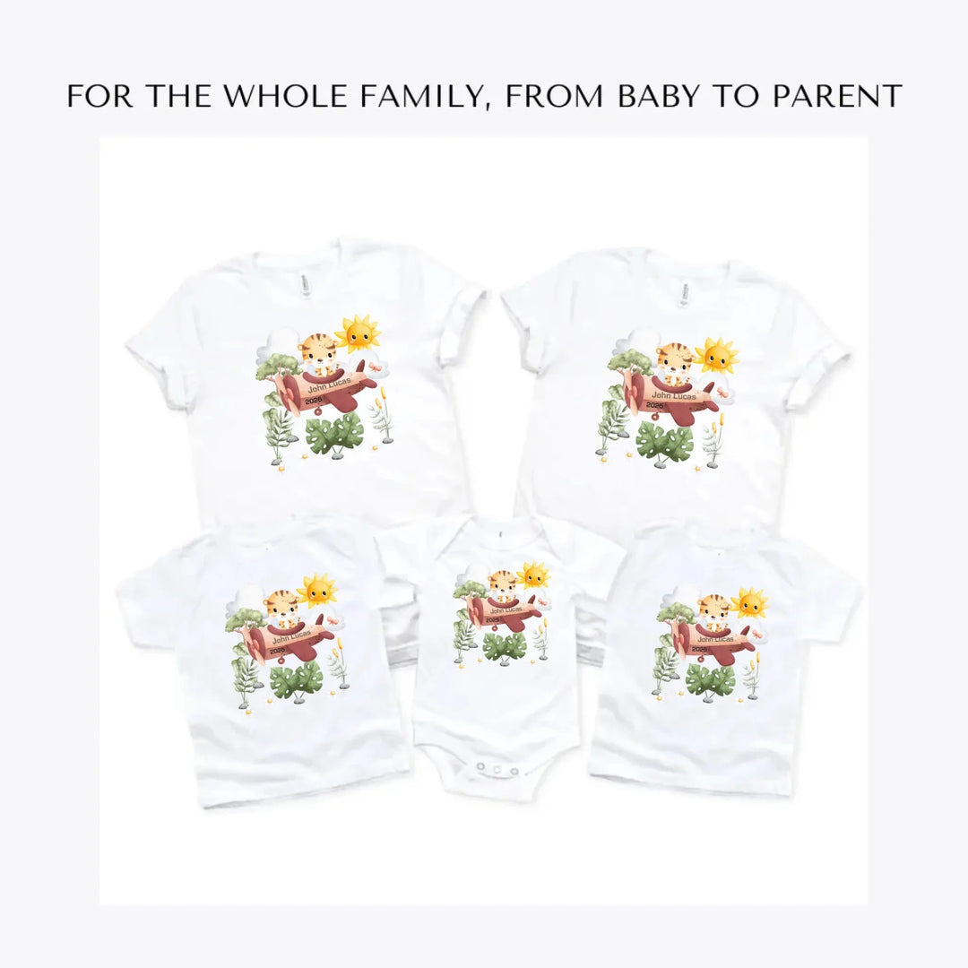 Watercolor-Safari-Animal-Pilot-custom-t-shirts-adult-youth-toddler-baby-sizes-artfulane