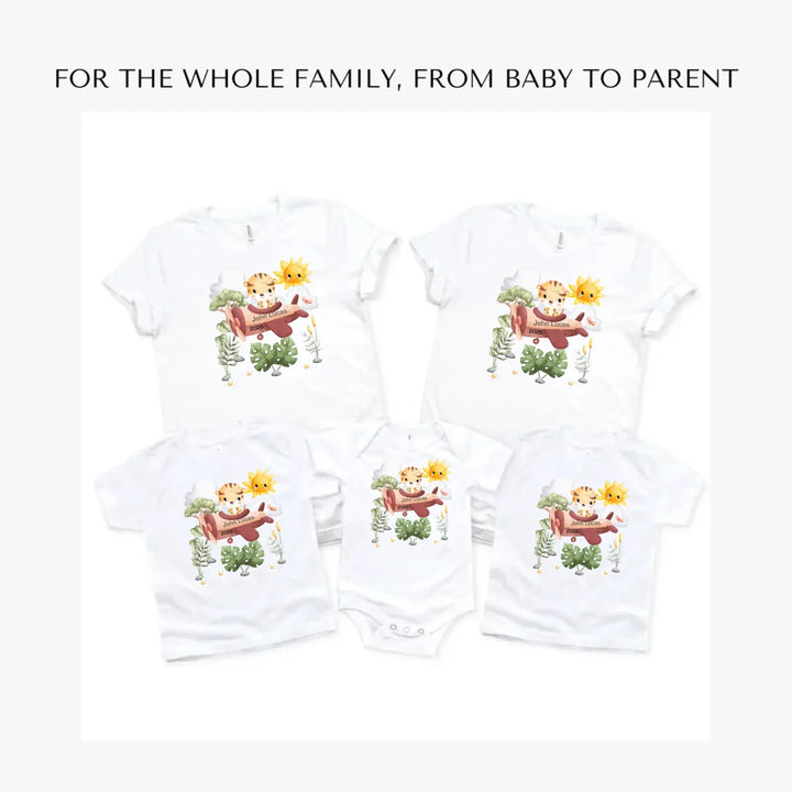 Watercolor-Safari-Animal-Pilot-custom-t-shirts-adult-youth-toddler-baby-sizes-artfulane